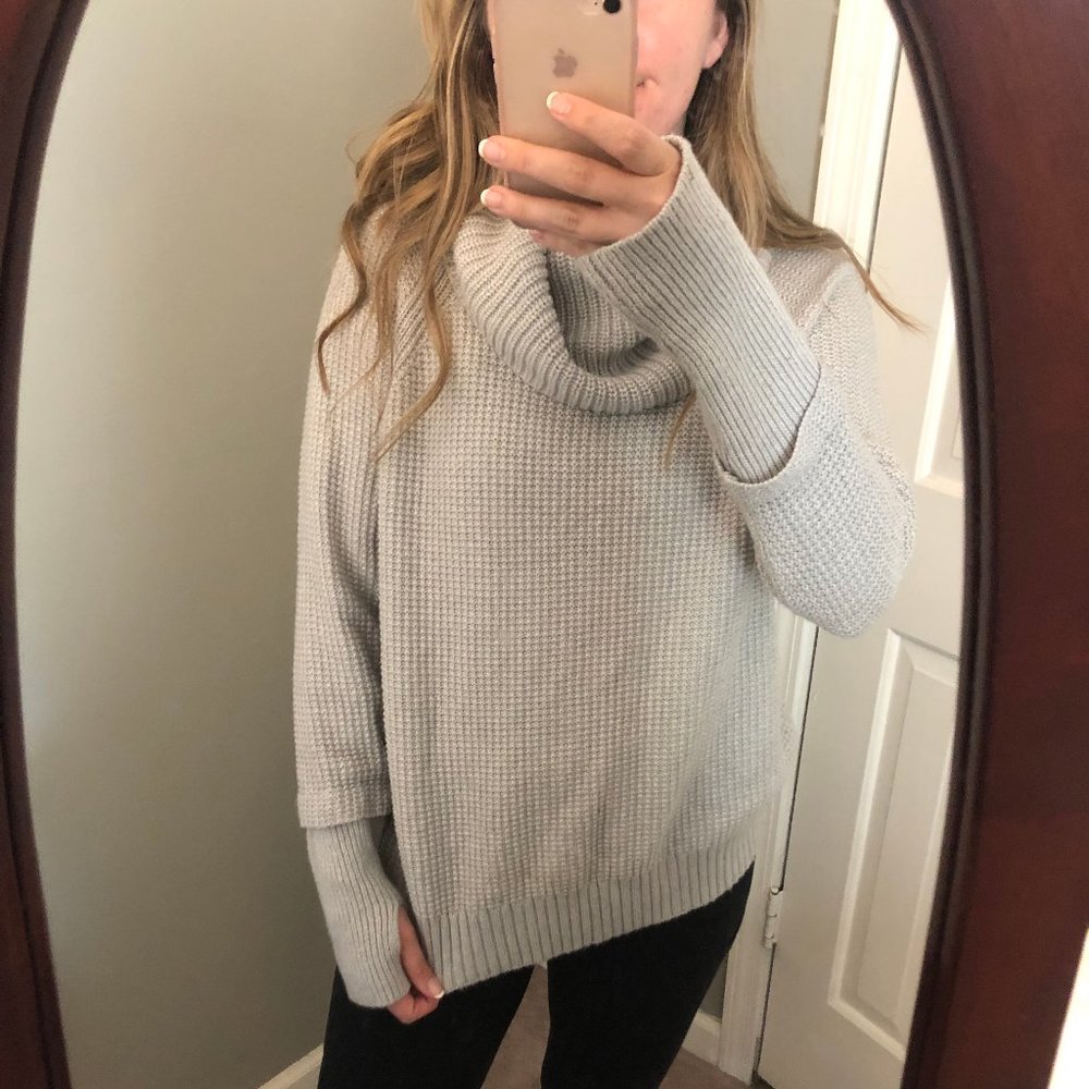 NWOT Grey Turtleneck Sweater